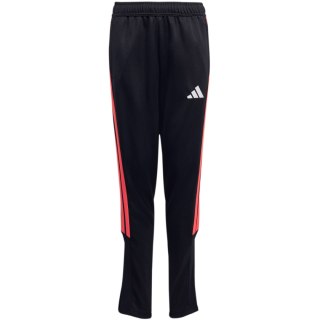 Spodnie dla dzieci adidas Tiro 26 League Slim czarno-czerwone JY7115
