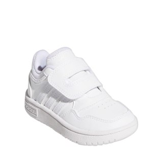 Buty dla dzieci adidas Hoops 3.0 białe GW0442