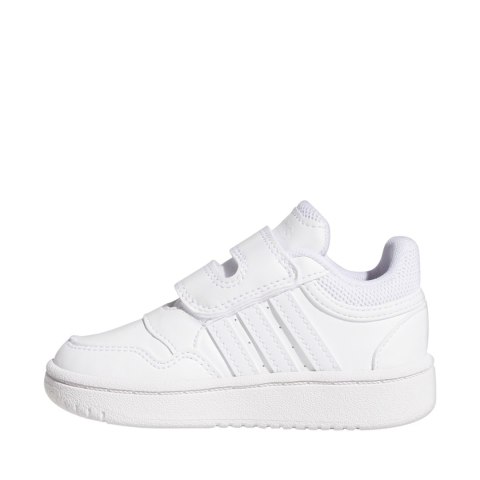 Buty dla dzieci adidas Hoops 3.0 białe GW0442
