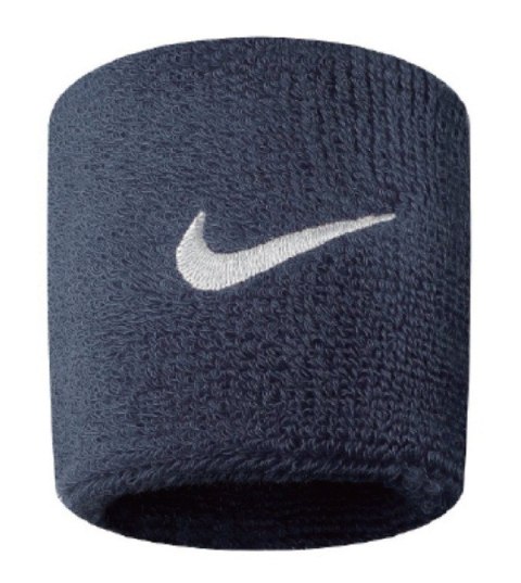 Frotki na nadgarstek Nike Swoosh granatowe 2 szt. NN04416