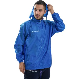 Kurtka Givova Rain Basico niebieska RJ001 0002