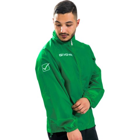 Kurtka Givova Rain Basico zielona RJ001 0013