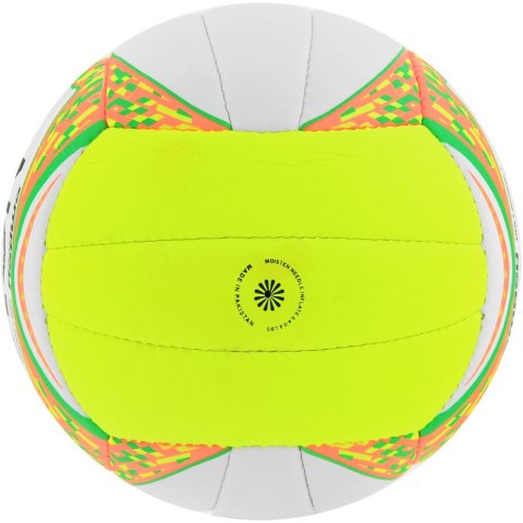 Piłka siatkowa NO10 Smash Green biało-zielona 56063 B