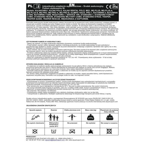 Kamizelka Aquarius Asekuracyjna Standard