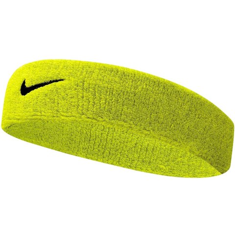 Opaska na głowę Nike Swoosh limonka NNN07710