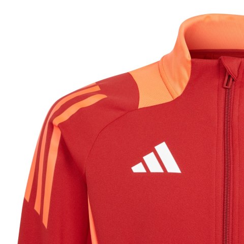 Bluza dla dzieci adidas Tiro 24 Competition Training czerwono-pomarańczowa IR5500