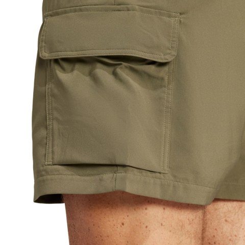 Spodenki męskie adidas Essentials Small Logo Cargo Chelsea oliwkowe JD1827