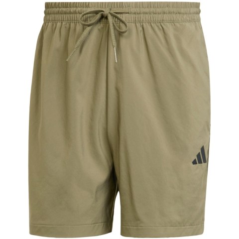 Spodenki męskie adidas Essentials Small Logo Chelsea oliwkowe JF1113
