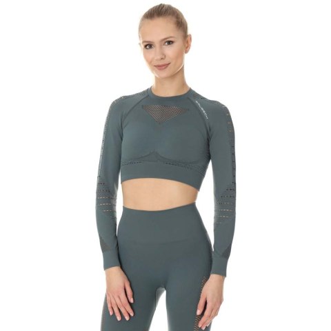 Top damski Brubeck GYM zielony LC10020