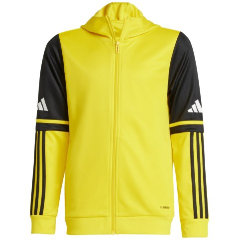 Bluza dla dzieci adidas Squadra 25 Hoody żółto-czarna JP3386
