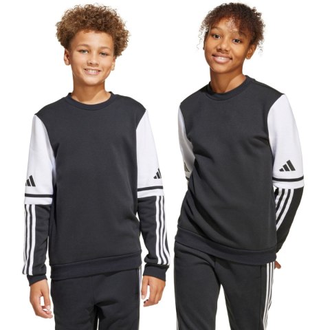 Bluza dla dzieci adidas Squadra 25 Sweat Crew czarna JE2773