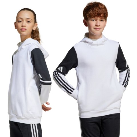 Bluza dla dzieci adidas Squadra 25 Sweat Hoody biała JD4807