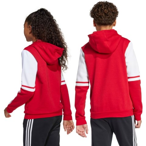 Bluza dla dzieci adidas Squadra 25 Sweat Hoody czerwona JD4805