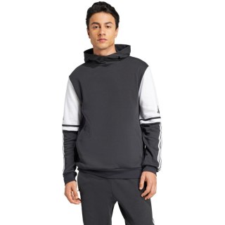 Bluza męska adidas Squadra 25 Sweat Hoody czarno-biała JE2776