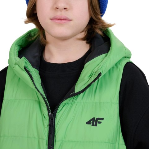 Kamizelka dla chłopca 4F M169 soczysta zieleń 4FJWSS25TVJAM169 45S