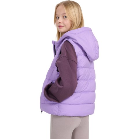 Kamizelka dla dziewczynki 4F F166 fioletowa 4FJWSS25TVJAF166 51S