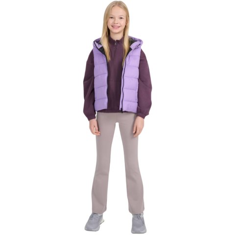 Kamizelka dla dziewczynki 4F F166 fioletowa 4FJWSS25TVJAF166 51S