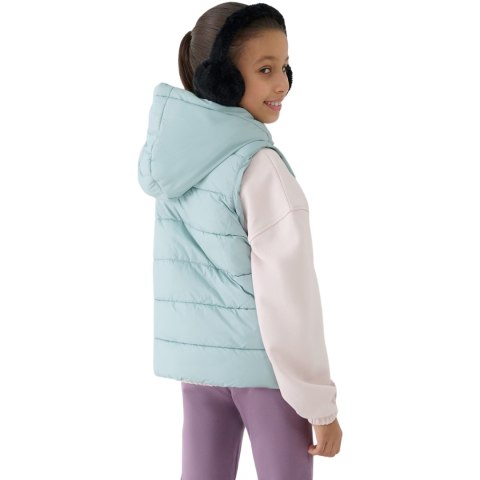 Kamizelka dla dziewczynki 4F F166 miętowa 4FJWSS25TVJAF166 47S