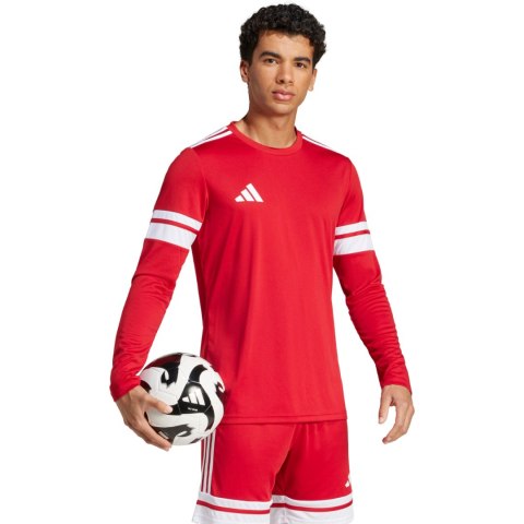 Koszulka męska adidas Squadra 25 Long Sleeve Jersey czerwona JE5297