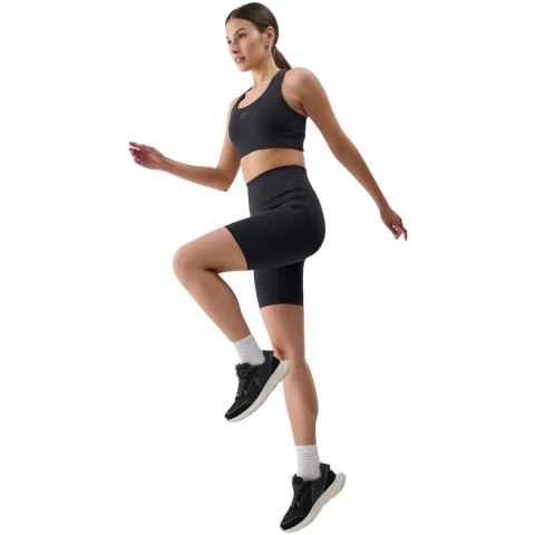 Legginsy damskie 4F F019 głęboka czerń 4FRSS25TFSTF019 20S