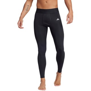 Legginsy męskie adidas Techfit Long Tight czarne JN7352