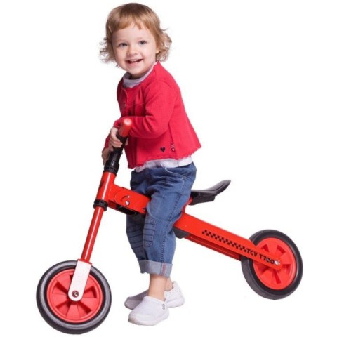 Rowerek biegowy Smj składany TCV-T700 czerwony