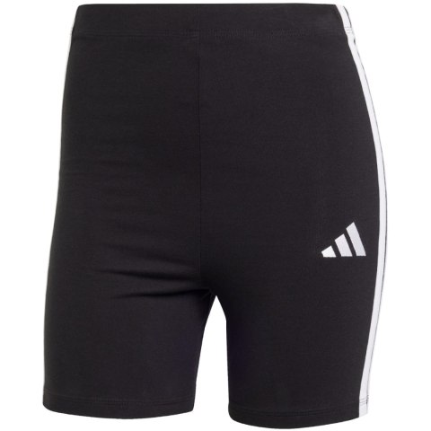 Spodenki damskie adidas Essentials 3-Stripes High Waisted Biker czarne JE1223