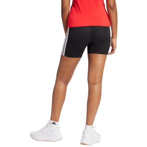 Spodenki damskie adidas Essentials 3-Stripes High Waisted Biker czarne JE1223