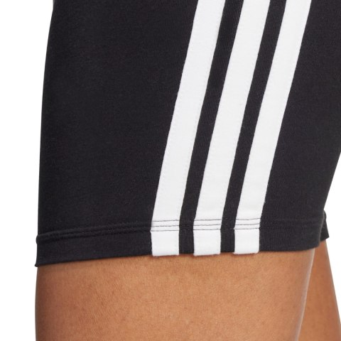 Spodenki damskie adidas Essentials 3-Stripes High Waisted Biker czarne JE1223