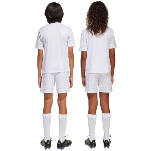 Spodenki dla dzieci adidas Squadra 25 białe JJ2423