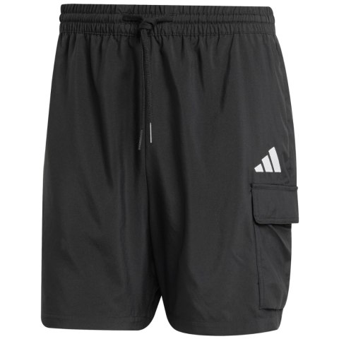 Spodenki męskie adidas Essentials Small Logo Cargo Chelsea czarne JF3530