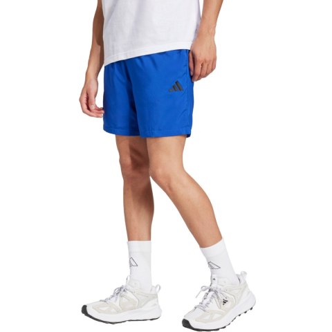 Spodenki męskie adidas Essentials Small Logo Chelsea niebieskie JF1116