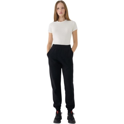 Spodnie damskie 4F CAS F1013 głęboka czerń 4FWSS25TTROF1013 20S
