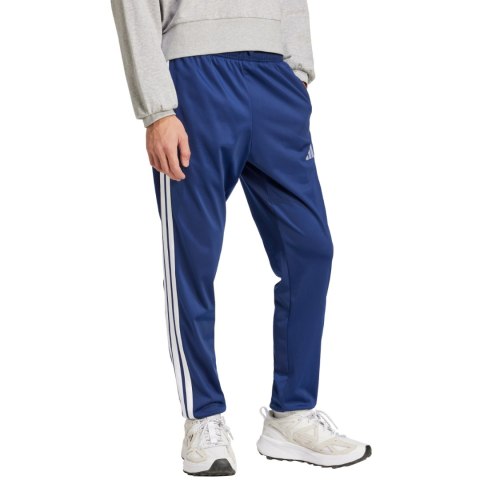 Spodnie męskie adidas 3-Stripes Tricot Regular Tapered granatowe JI8812