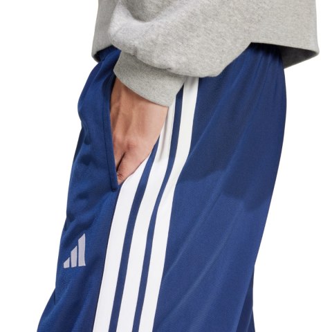 Spodnie męskie adidas 3-Stripes Tricot Regular Tapered granatowe JI8812