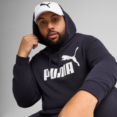 Bluza męska Puma ESS No.1 Logo Hoodie TR granatowa 682572 16