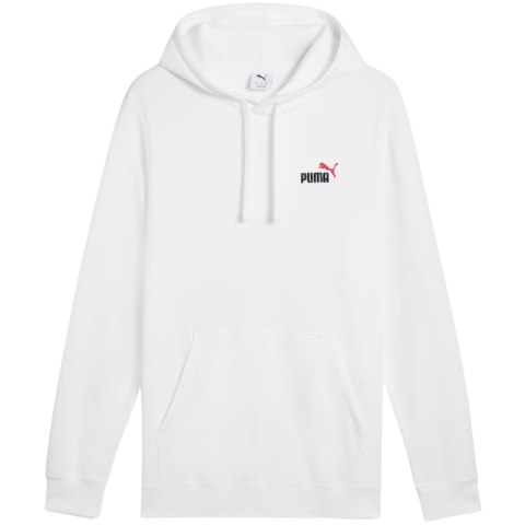 Bluza męska Puma Ess 2 Color Small No.1 Logo Hoodie TR biała 684719 02