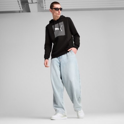 Bluza męska Puma Ess Logo Lab Hoodie FL czarna 684669 01