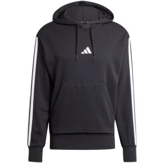 Bluza męska adidas Essentials 3-Stripes French Terry czarna JD1874
