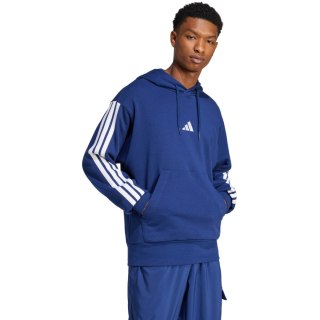 Bluza męska adidas Essentials 3-Stripes French Terry granatowa JD1872