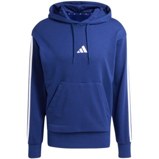 Bluza męska adidas Essentials 3-Stripes French Terry granatowa JD1872