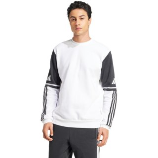 Bluza męska adidas Squadra 25 Sweat Crew biało-czarna JD2959