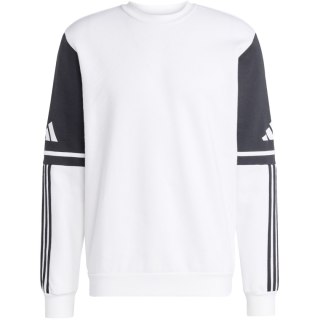 Bluza męska adidas Squadra 25 Sweat Crew biało-czarna JD2959