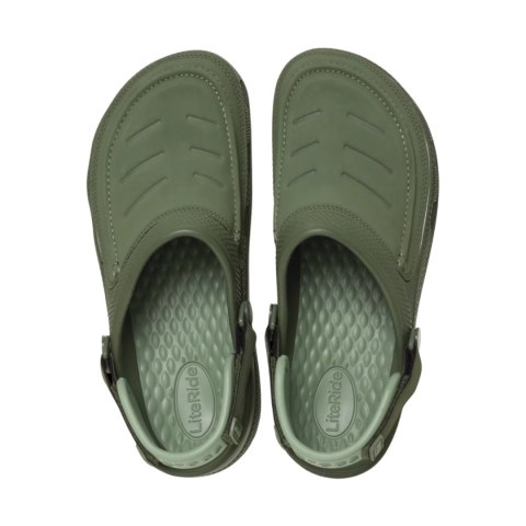 Chodaki męskie Crocs Yukon Vista II LR Clog zielone 207689 309