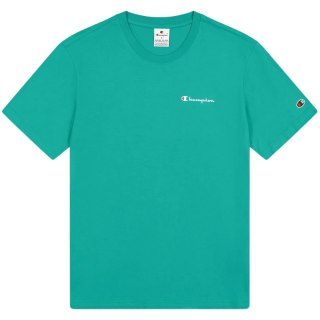 Koszulka męska Champion SS Tee zielona 220264 GS130