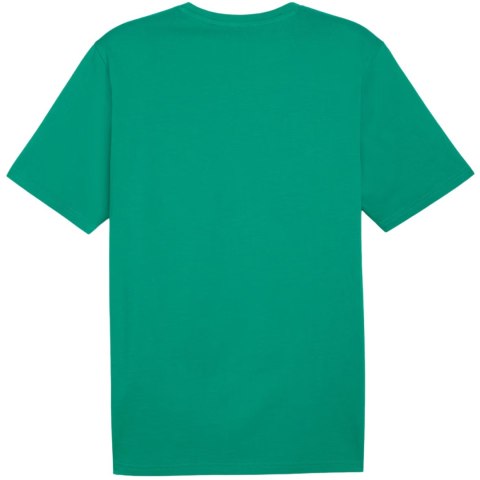 Koszulka męska Puma Team Rise Logo Jersey Cotton zielona 658705 05