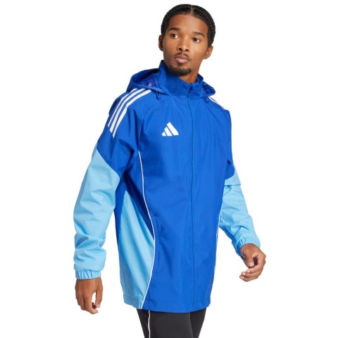 Kurtka męska adidas Tiro 25 Competition All-Weather niebieska JI8930