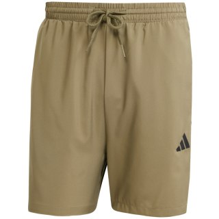 Spodenki męskie adidas Essentials 3-Stripes Chelsea oliwkowe JW1901