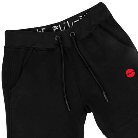 Spodnie męskie Ozoshi James czarne OZ93933