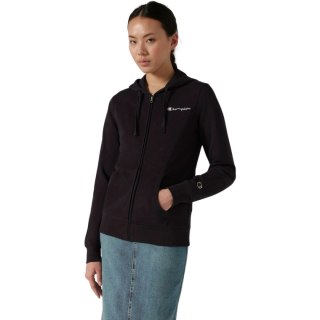 Bluza damska Champion Full Zip Hoodie Sweatshirt czarna 118099 KK001